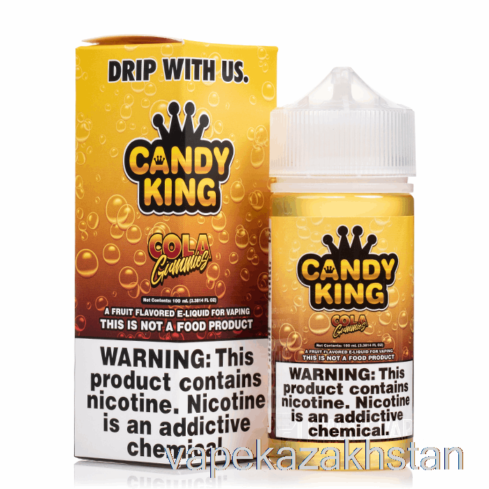 Vape Kazakhstan Cola Gummies - Candy King - 100mL 3mg